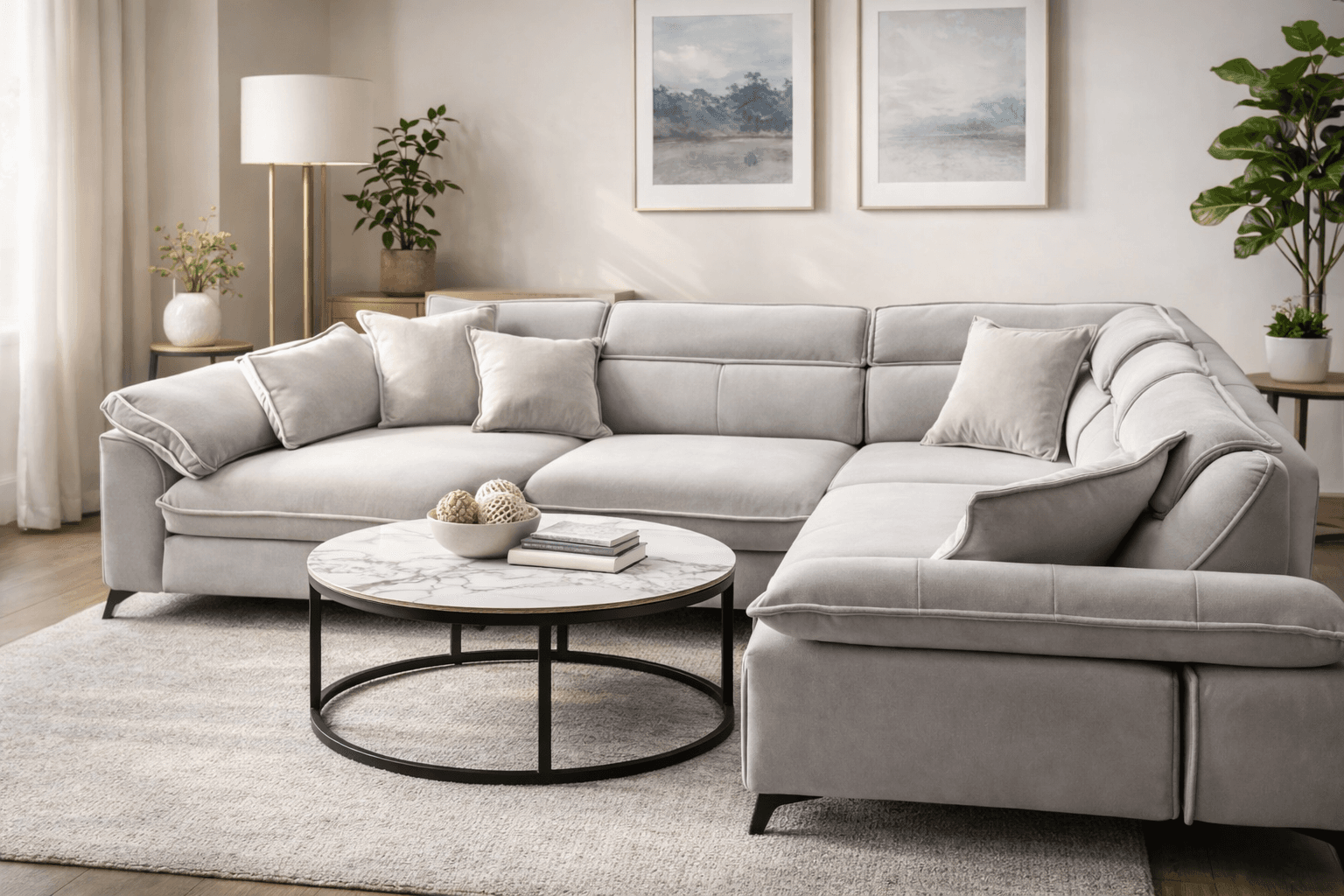 Divan këndor komfort lux