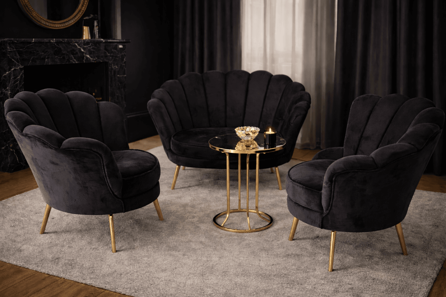 Set kolltukësh velvet royal